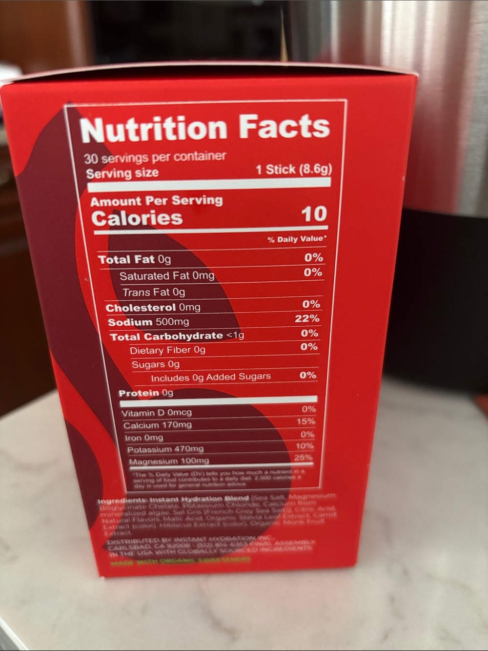 CHERRY Limeade Instant Hydration Drink Mix - Picture 2 of 4